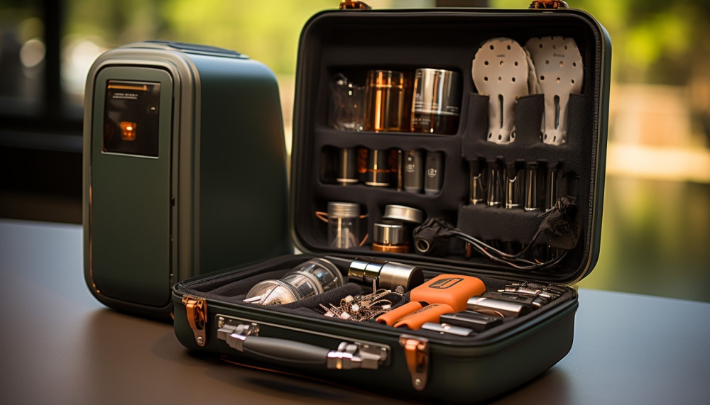 Divers - Une vapoteuse transportable